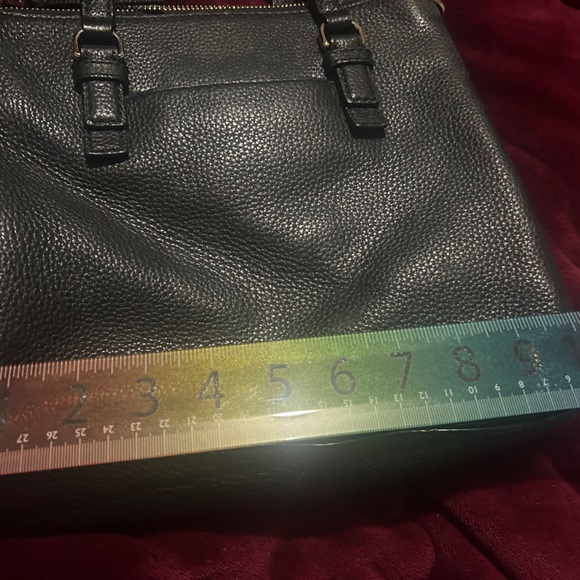 Black Leather Kate Spade Tote Bag - Picture 9 of 10